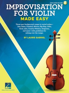 Improvisation for Violin Made Easy - Laurie Gabriel (+ audio online) - podstawy improwizacji na skrzypce dla początkujących
