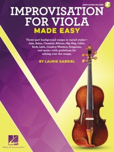 Improvisation for Viola Made Easy - Laurie Gabriel (+ audio online) - podstawy improwizacji na altówkę dla początkujących