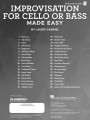 Improvisation for Cello or Bass Made Easy - Laurie Gabriel (+ audio online) - podstawy improwizacji na wiolonczelę lub kontrabas dla początkujących
