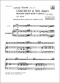 Antonio Vivaldi: Concerto in Sol minore op. 10 no. 2 (RV 439) per Flauto, Archi e Organo 'La Notte' - koncert fletowy g-moll 'Noc' - nuty na flet poprzeczny i fortepian