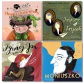 Prezent dla dziecka: Mali Wielcy Kompozytorzy cztery książki Frycek, Henio, Tatulczyk Moniuszko i Ignacy Jan