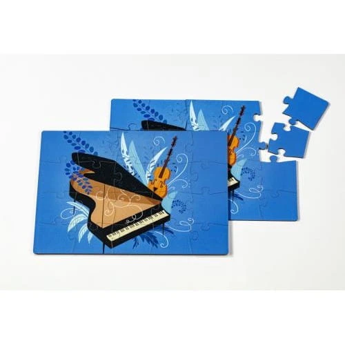 Puzzle magnetyczne - Skrzypce i fortepian