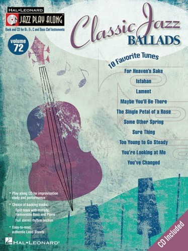 Classic Jazz Ballads - Jazz Play Along Volume 72 - nuty na instrumenty C, Bb i Eb (+ płyta CD)