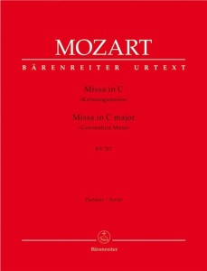 Wolfgang Amadeus Mozart: Missa in C major KV 317 for SATB Choir and Orchestra - msza koronacyjna C-dur - partytura