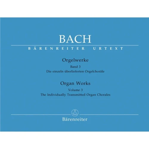 Jan Sebastian Bach - Organ Works Volume 3 - Orgelwerke Band 3 - Utwory organowe część 3 - Hans Klotz