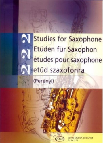 222 Studies for Saxophone - Peter Perenyi- nuty na saksofon