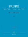Gabriel Fauré: Messe de Requiem op. 48 for SATB Choir and Orchestra - nuty na chór mieszany + wyciąg fortepianowy