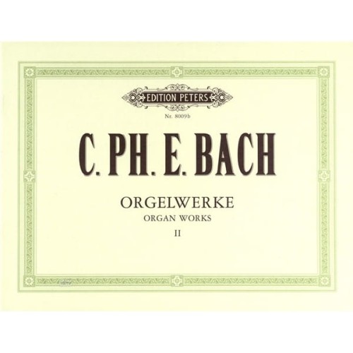 Carl Philipp Emanuel Bach: Orgelwerke II - Selected Organ Works 2 - dzieła organowe - nuty na organy