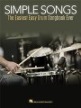 Simple Songs - The Easiest Easy Drum Songbook Ever - piosenki rockowe i popowe - łatwe nuty na perkusję