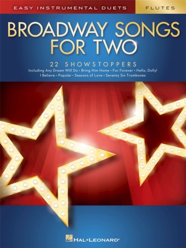 Broadway Songs for Two Flutes - łatwe nuty na duet fletowy