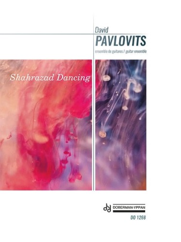 David Pavlovits: Shahrazad Dancing - nuty na zespół gitarowy - kwartet + linia basowa