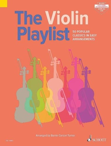 The Violin Playlist - 50 popularnych utworów w łatwej aranżacji na skrzypce i fortepian (+ audio online)