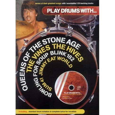 Play Drums with Queens of the Stone Age, The Vines, The Hives, Bowling for Soup, Blink 182, Sum 41, Jimmy Eat World - nuty na perkusję (+ płyta CD)