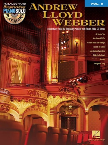 Beginning Piano Solo Play-Along Volume 8: Andrew Lloyd Webber (+ płyta CD) - nuty na fortepian