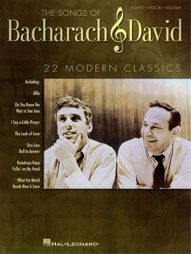 The Songs of Bacharach & David - 22 Modern Classics (PVG) - Burt Bacharach, Hal David - melodia, nuty na fortepian, akordy gitarowe i słowa