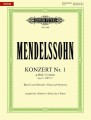 Felix Mendelssohn Bartholdy: Konzert Nr 1 g-moll fur Klavier und Orchester - Piano Concerto G minor - I koncert fortepianowy g-moll op. 25 MWV O7 - nuty na dwa fortepiany