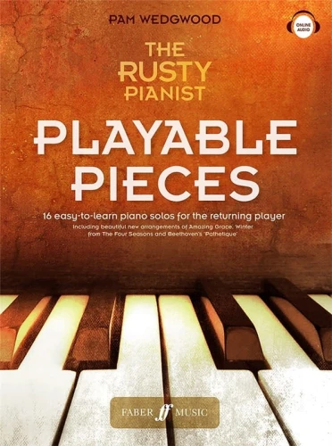 Pam Wedgwood: The Rusty Pianist - Playable Pieces (+ audio online) - nuty na fortepian