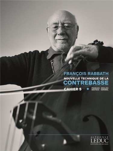 Francois Rabbath: Nouvelle Technique de la Contrebasse 5 - A New Technique for the Double Bass 5 - szkoła gry na kontrabasie