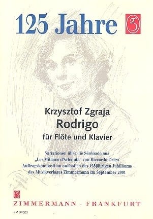Krzysztof Zgraja: Rodrigo fur Flote und Klavier - nuty na flet poprzeczny i fortepian