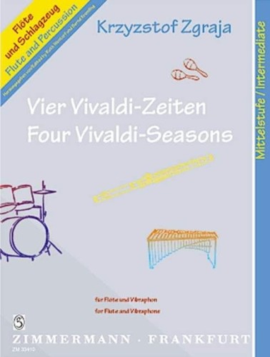 Krzysztof Zgraja: Four Vivaldi-Seasons for Flute and Vibraphone - nuty na flet poprzeczny i wibrafon