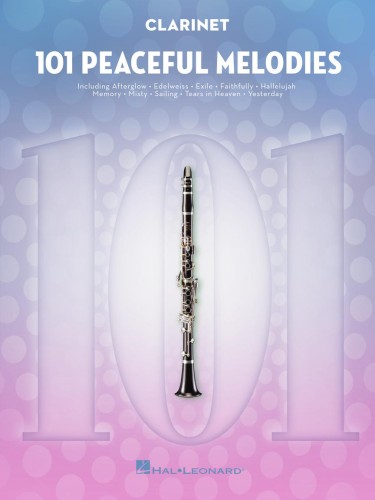 101 Peaceful Melodies: Clarinet - nuty na klarnet