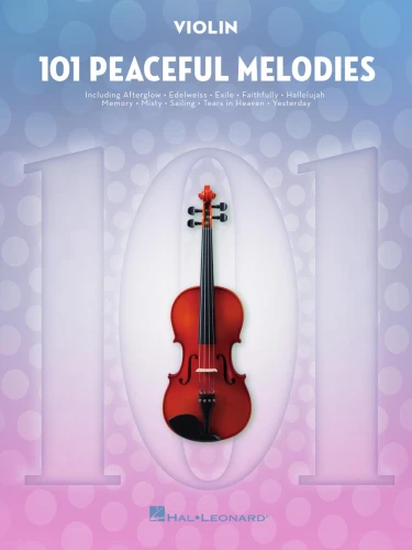 101 Peaceful Melodies: Violin - nuty na skrzypce
