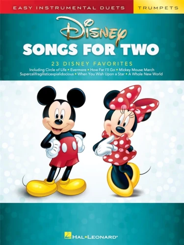 Disney Songs for Two Trumpets - łatwe nuty na duet trąbkowy
