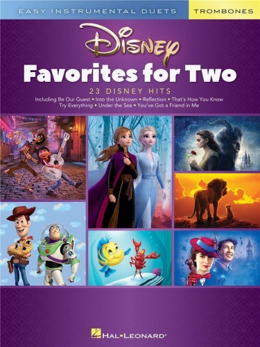 Disney Favorites for Two Trombones - łatwe nuty na dwa puzony