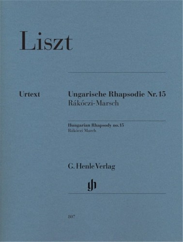 Ferenc Liszt: Hungarian Rhapsody no. 15 - Rákóczi March - Marsz Rakoczego z XV Rapsodii węgierskiej - nuty na fortepian