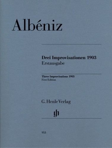 Isaac Albeniz: Drei Improvisationen 1903 - Three Improvisations - Trzy improwizacje - nuty na fortepian