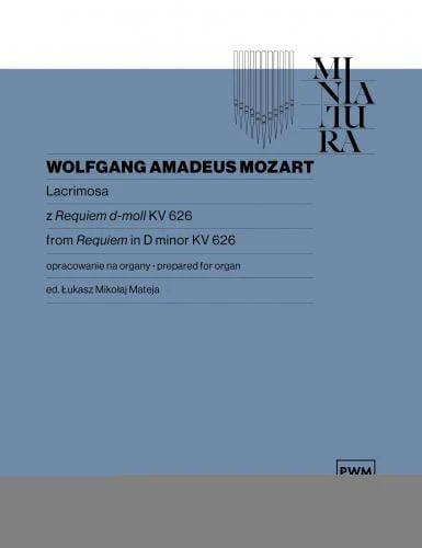 Wolfgang Amadeus Mozart: Lacrimosa z Requiem d-moll KV 626 - nuty na organy