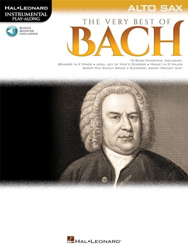 The Very Best of Bach: Alto Sax - nuty na saksofon altowy (+ audio online)