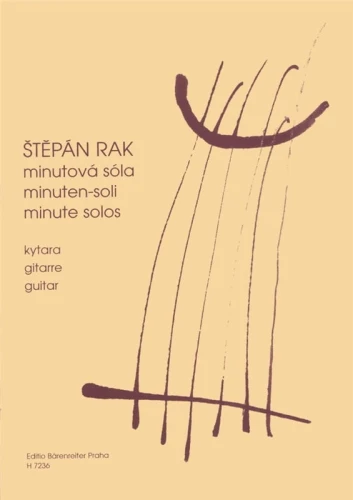 Stepan Rak: Minutova Sola - Minute Solos - nuty na gitarę klasyczną
