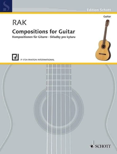 Stepan Rak: Skladby pro kytaru - Compositions for Guitar - nuty na gitarę klasyczną