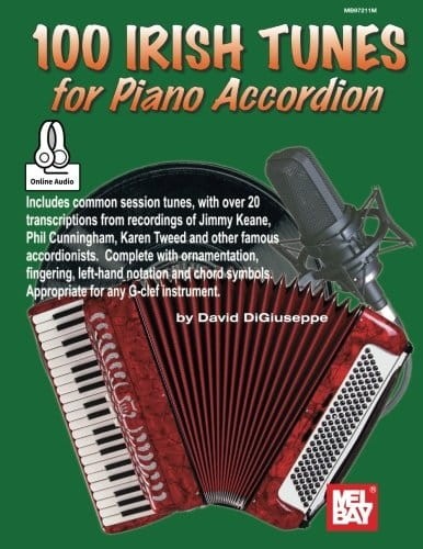 100 Irish Tunes for Piano Accordion - David DiGiuseppe (+ audio online) - melodie irlandzkie - nuty na akordeon