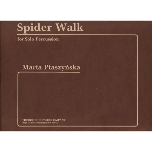 Marta Ptaszyńska: Spider Walk for Solo Percussion - nuty na instrumenty perkusyjne
