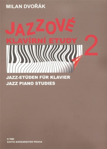Milan Dvorak: Jazzove Klavirni Etudy 2 - Jazz Piano Studies - etiudy i ćwiczenia jazzowe - nuty na fortepian
