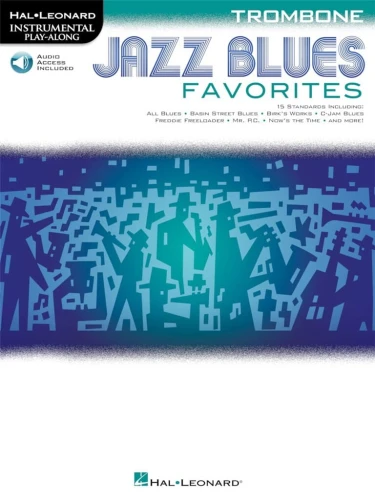 Jazz Blues Favorites: Trombone - nuty na puzon (+ audio online)