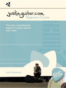 Justinguitar.com - Beginner's Course (+ 2 płyty CD) - Justin Sandercoe - szkoła gry na gitarze akordami - dla początkujących