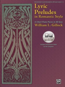 William Gillock: Lyric Preludes in Romantic Style (+ audio online) - preludia nuty na fortepian