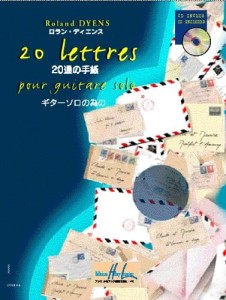 Roland Dyens: 20 Lettres pour guitare solo (+ płyta CD) - nuty na gitarę klasyczną