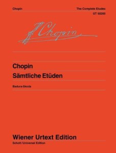 Fryderyk Chopin: Samtliche Etuden fur Klavier - The Complete Etudes for piano - Paul Badura-Skoda - nuty na fortepian