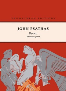 John Psathas: Kyoto for Percussion Quintet (Set of parts) - nuty na kwintet perkusyjny - głosy instrumentalne