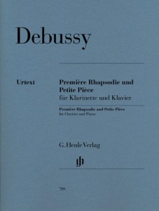 Claude Debussy: Premiere Rhapsodie and Petite Piece for Clarinet and Piano - nuty na klarnet i fortepian