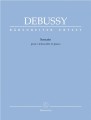 Claude Debussy: Sonata pour violoncelle et piano - nuty na wiolonczelę z fortepianem