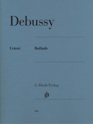 Claude Debussy: Ballade - Ballada - nuty na fortepian