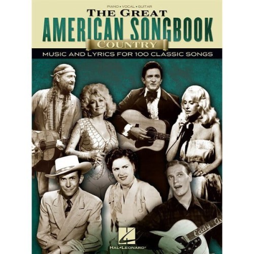 The Great American Songbook: Country Music And Lyrics For 100 Classic Songs (PVG) - nuty na fortepian, głos i akordy gitarowe