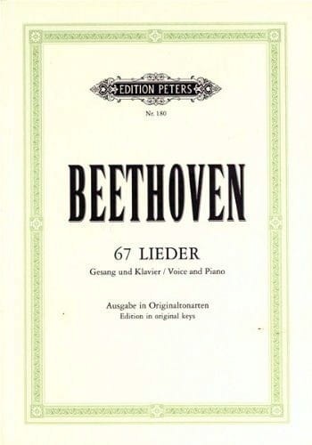 Ludwig van Beethoven: 67 Lieder - Gesang und Klavier - Complete Songs for Voice and Piano