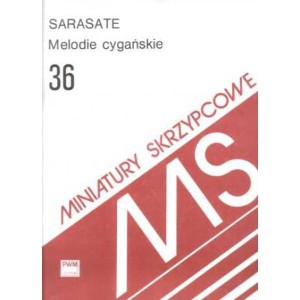 Melodie cygańskie op. 20 na skrzypce i fortepian - nuty na skrzypce - Paul Sarasate