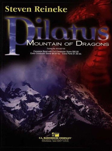 Steven Reineke: Pilatus - Mountain of Dragons for Concert Band (Score & Parts) - nuty na orkiestrę dętą